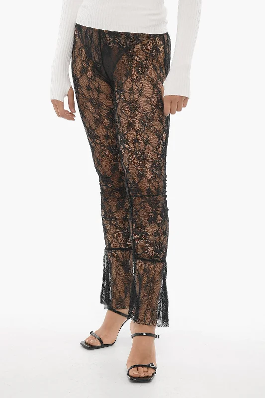 Adriana Hot Couture Macrame' Lace Sheer Pants