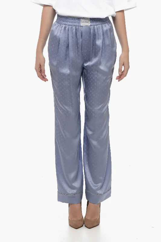 Alexander Wang T by ALEXANDER WANG Silk Sleeping Pants with Paisley Motif