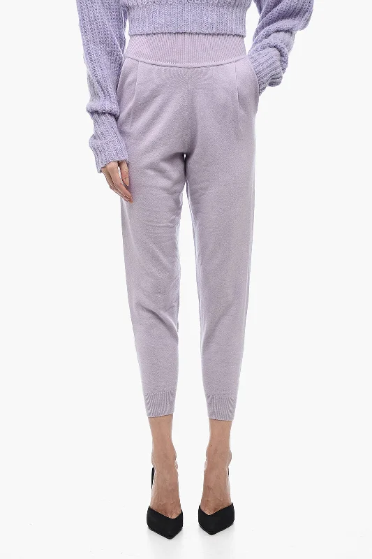 Art Essay Cashmere MAYA Joggers Pants with Pleats