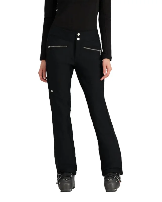 Clio Softshell Pants In Black