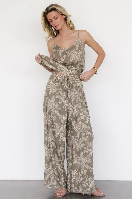 Kania Matching Set | Olive Print