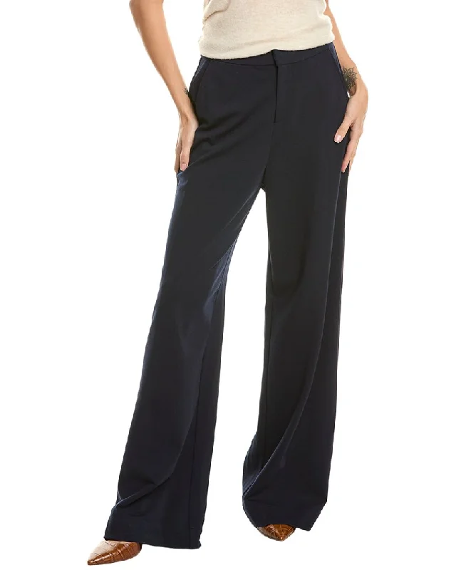 Splendid x Kate Young Straight Leg Wool-Blend Pant